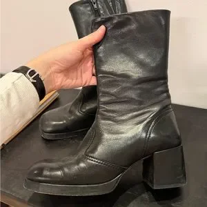 【関税込み】Miista ブラック Cass クリンクル ブーツ Cass New Black Boots | Miista